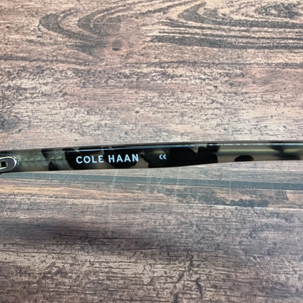 Cole Haan CH7045 Black Cat Eye Eyeglasses Grey Tortoise Temples 56-17-135